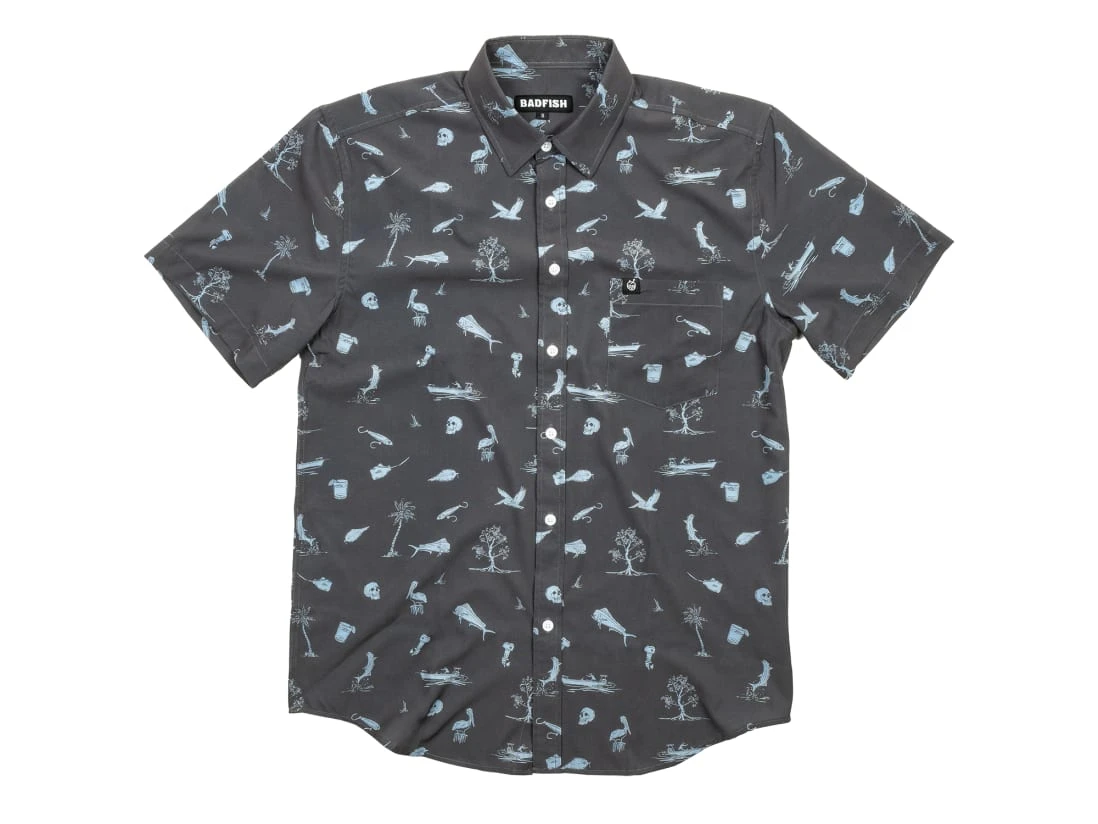 Badfish Islamorada Short Sleeve Button Up