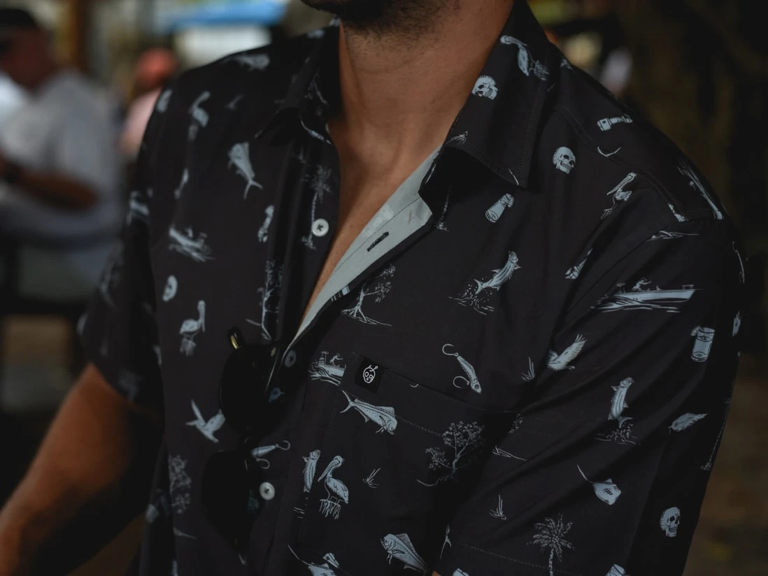 Badfish Islamorada Short Sleeve Button Up - Image 4